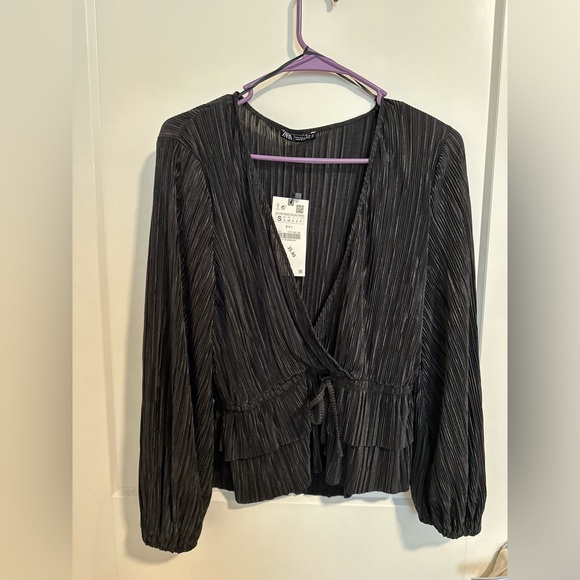 Zara black women blouse - Picture 4 of 6